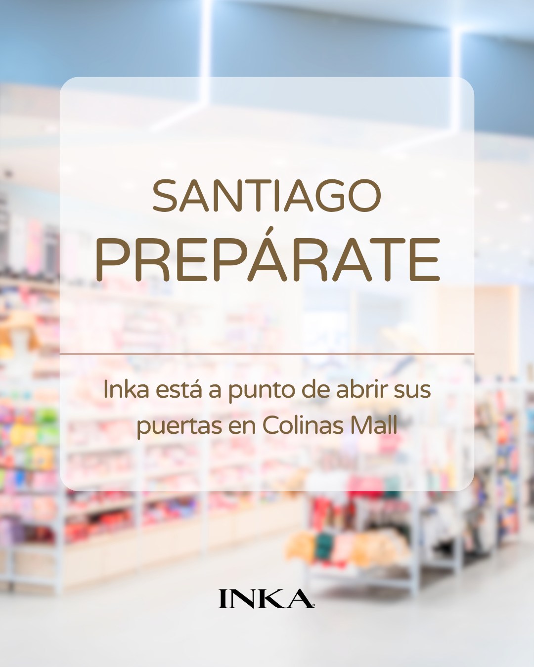 Algo nuevo se acerca… y promete robarse todas las miradas 👀💫#InkaLovers #ComingSoon
#InkaAccesorios #InkaEnSantiago
#nuevatiendavirtual