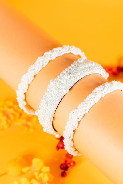 pulseras de perlas